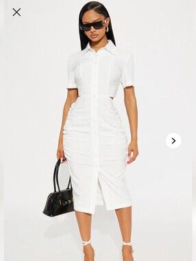 Jennifer Collared Midi Dress size Medium